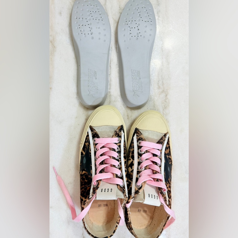 Golden Goose Leopard Print VSTAR2 - Picture 12 of 12